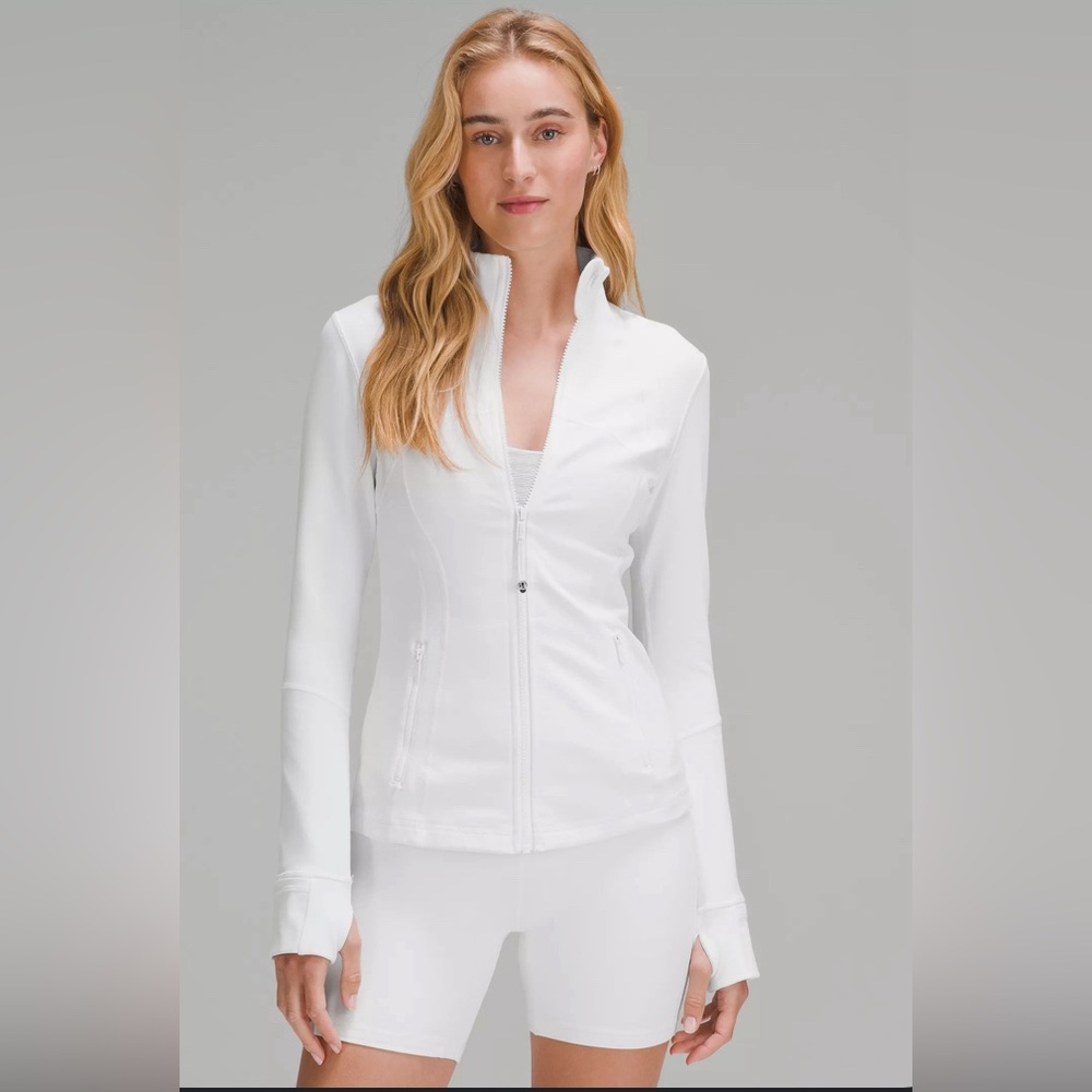 White Lululemon Define Jacket